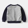 Boys Sweater Children's Clothing 2025 Autumn and Winter New Children's Sleeved Sweater Fashionable Thickened Warm Top