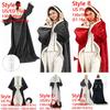 6-8 Heat Levels Electric Wearable Heated Blanket Constant Temperature Hooded Heated Wrap  Bedroom