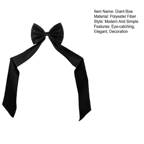 Large Satin Bow for Backdrop 75" x 18" Giant Bow Ribbon Tie for Wedding Engagement Bachelorette Bridal Shower Christmas Room Wall Door Decor
