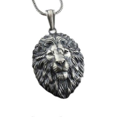 Animal Head Shape Pendant Necklace Fashionable Polished Accessory For Dressing Less