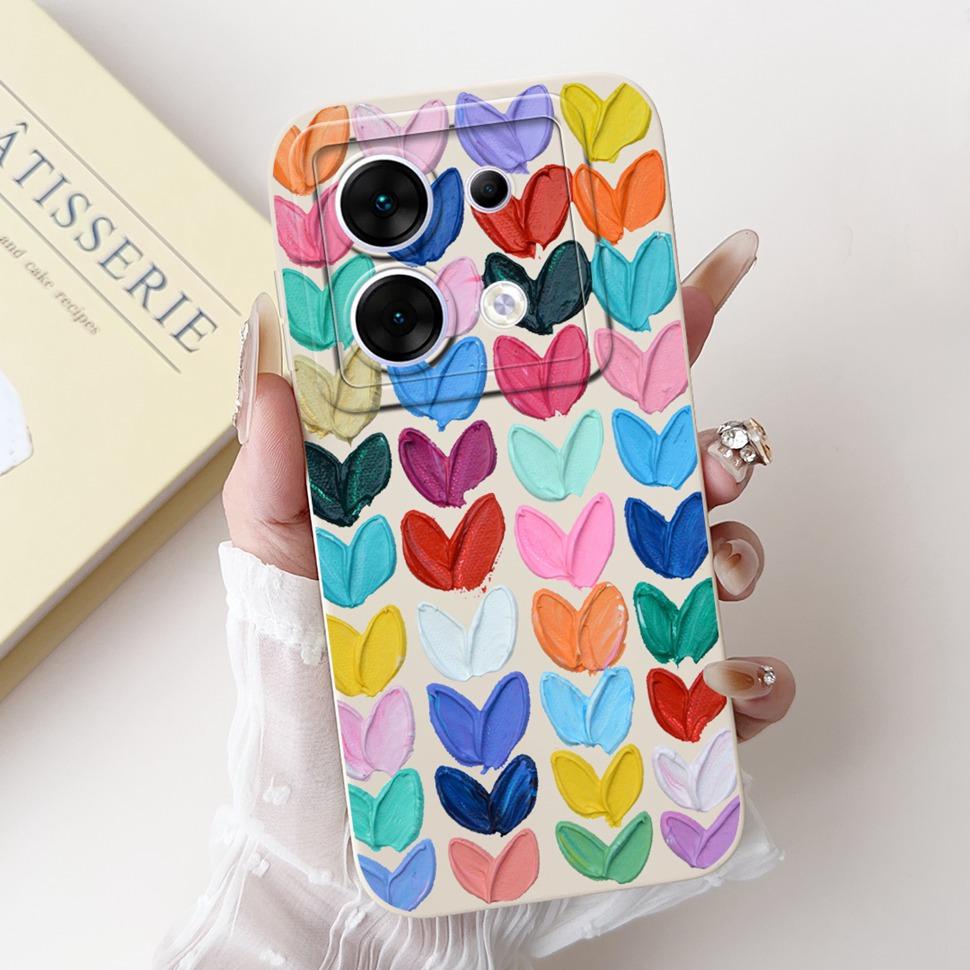 Stilvolle Blumenbemalte Hülle Für Infinix Zero 30 X6731 Case Weiche Silikon Handyhülle Für Infinix Zero 30 Zero30 5G Rückseite