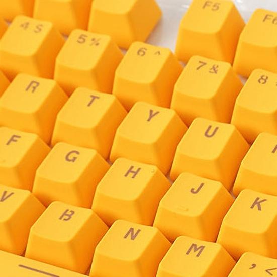 106 Keys PBT Backlight Keycaps Replacement Solid Color for Mechanical Keyboard