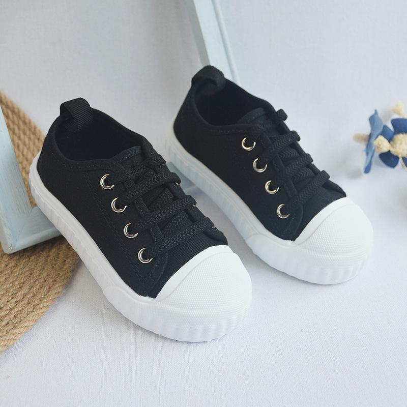 Kids Shoes Spring Newest Fashion Kids Canvas Shoes Soft Sole Nonslip Kids Casual Shoes Student Sneakers 21