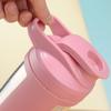 Creative Double-Layer Shaker Cup: Large Capacity Outdoor Fitness Water Bottle for Protein Mixes