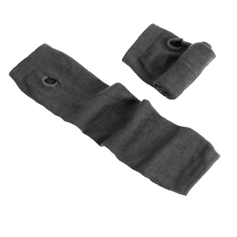 Длинные теплые перчатки без пальцев в стиле панк, готический рок темно-серого