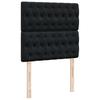 Ottoman Bed with Mattress & LEDs Black 80x200 Cm Velvet