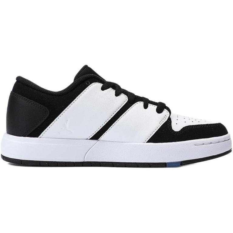 New Jordan NU Retro 1 Low White Black GS FB4412-100
