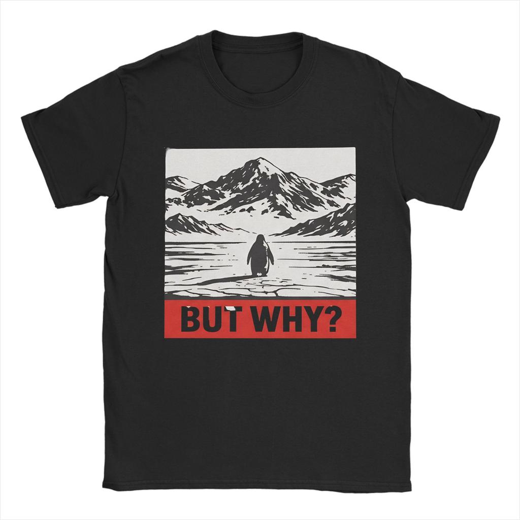 Nihilist Penguin Cotton T Shirt For Male Summer  Vintage TShirts Crewneck Hip Hop Tees Plus Size Design Clothing