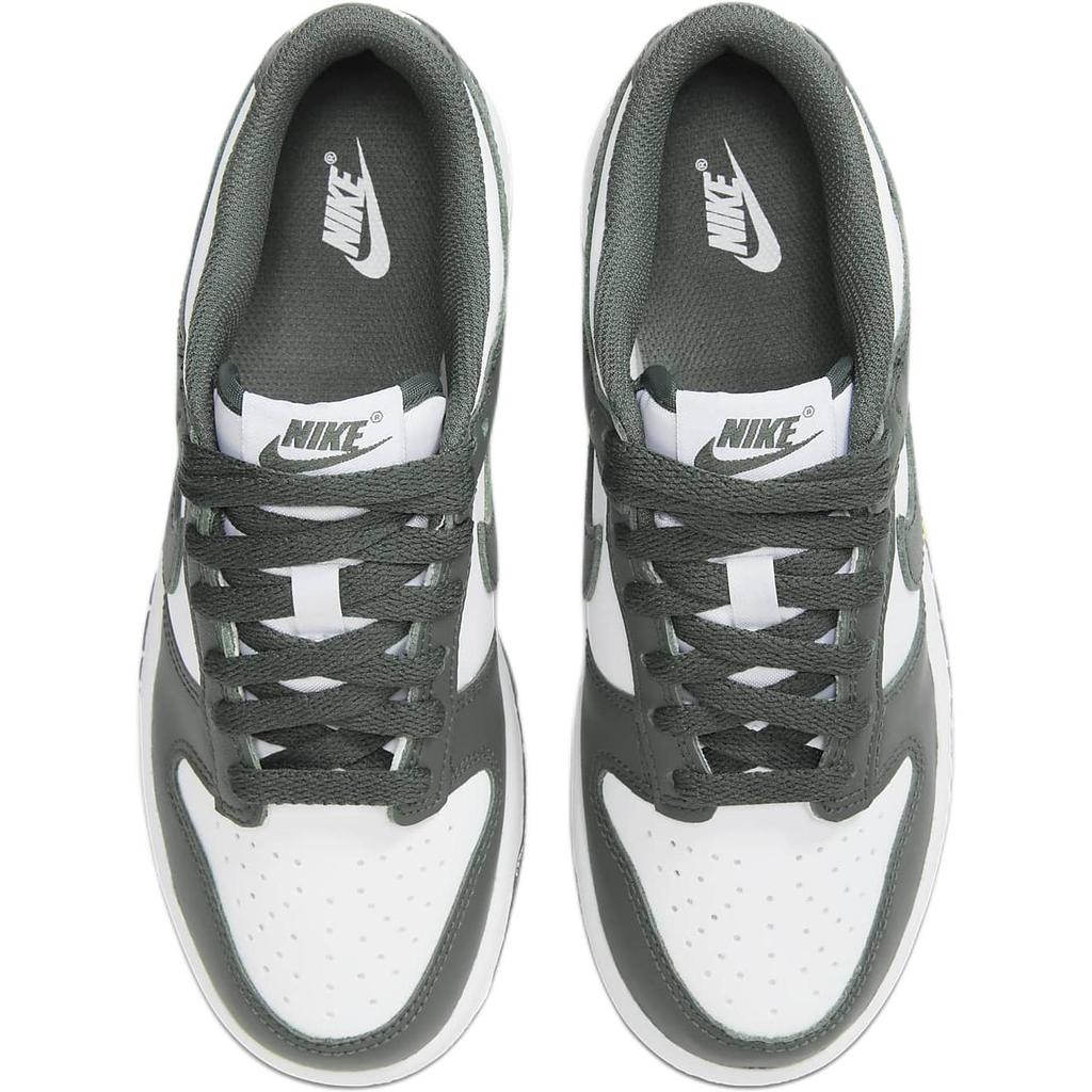 Nike Tênis Dunk Low GS Verde Vintage Infantil Branco FB9109-120