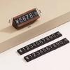 Wood Adjustable Number Letter Price Label Commodity, Wine, Tea, Beauty Products Display Plate Price Cube Tags