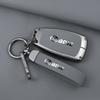 Zinc Alloy Genuine Leather Auto Key Fob Case Cover Keyring Bag Fit For Baic X7 Bj40 Senova D50 D70 X55 X65 Eu5 Eu7 Remote Protector Key Ring Mount