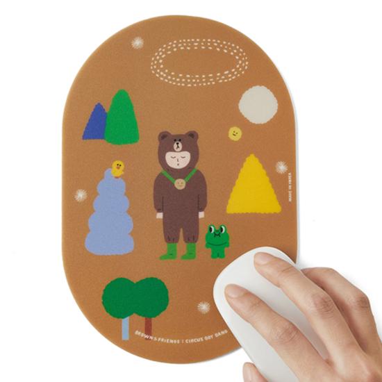 

Коврик для мыши Line Friends Brown & Friends Circus Boy Band Caramel Caramel