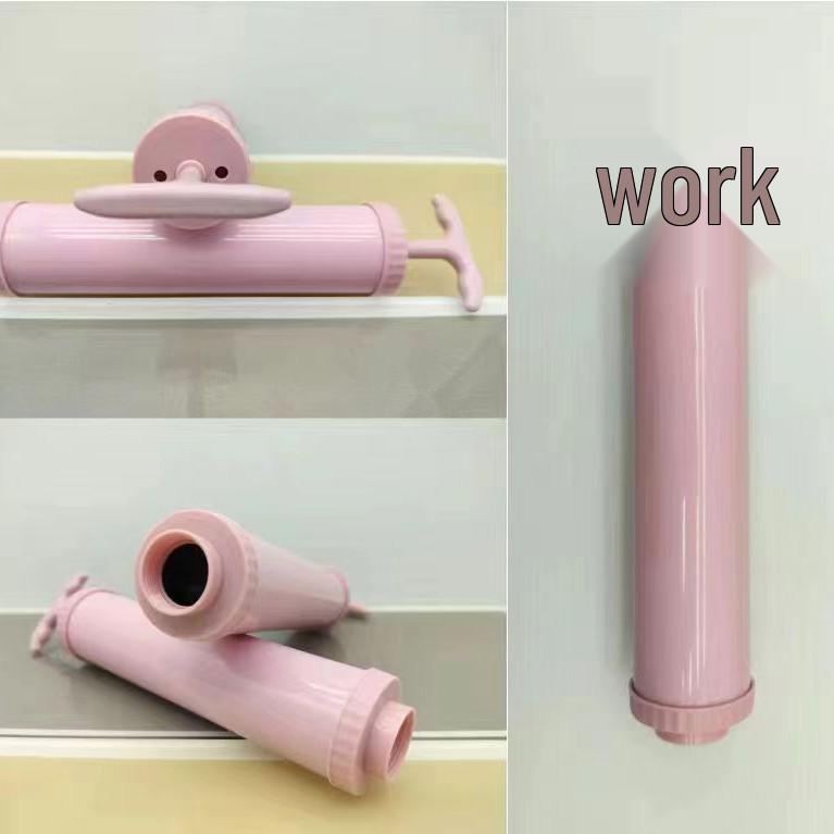 Pink Large Vacuum Storage Bag with Manual Air Pump for Cross-Border Use