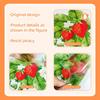 Fresh Strawberry Fower Rattan Wall Stickers Living Room Kitchen Bedroom Self-adhesive Wall stickers Background Decoration