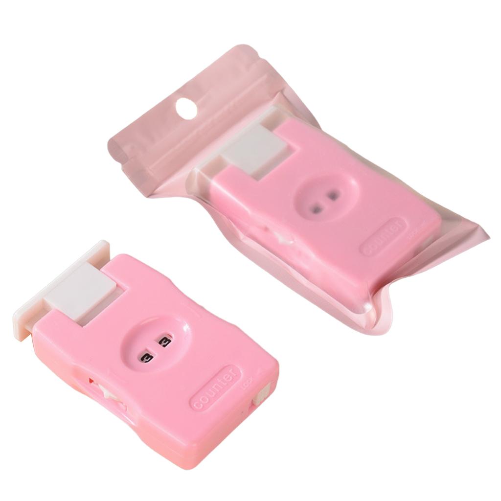 2Pieces Knitting Counter Plastic Row Counter Manual Stitch Counter Stitching Needle Counter Knitting Tool