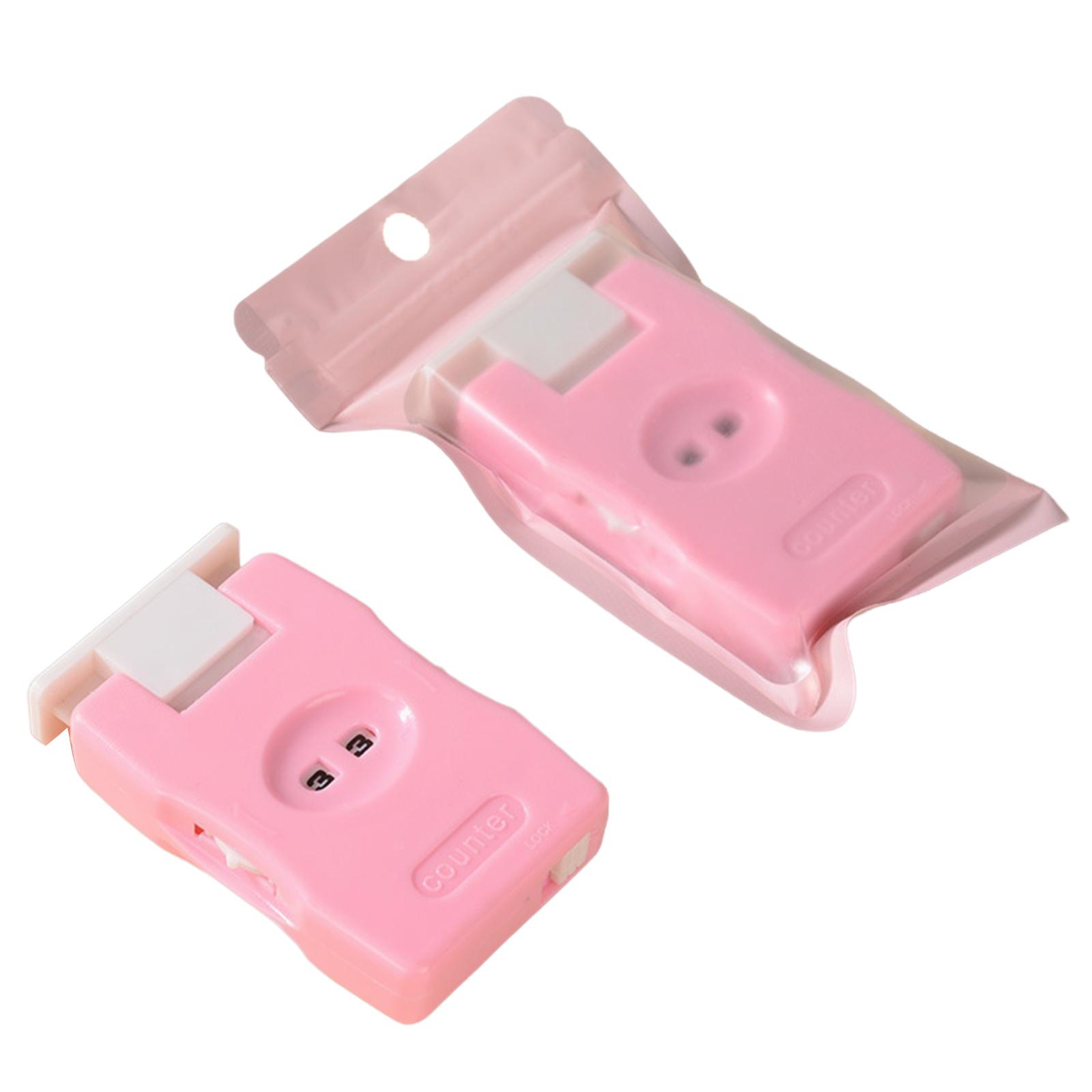 

2Pieces Knitting Counter Plastic Row Counter Manual Stitch Counter Stitching Needle Counter Knitting Tool B