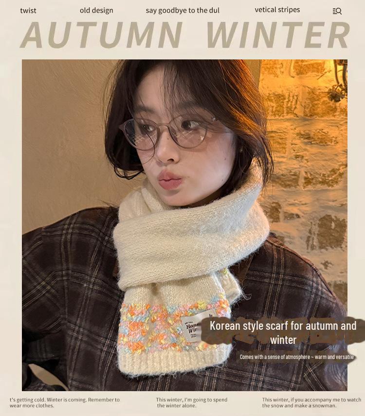 Zimný šál Candy Dots 2024: Mäkká, Žiarivá, Pletená Vlna