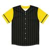 Randig Basebolltröja Knäppt Kortärmad Sommarskjortor Casual Unisex Streetwear Mode Dam Herr Kläder Toppar