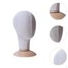 Mannequin Head Model, Hat Display Stand with Base, Wig ,Wig Storage Hanger for Headwear Scarf