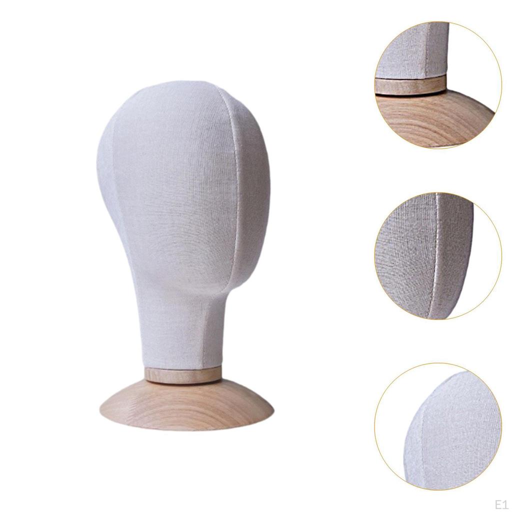 Mannequin Head Model, Hat Display Stand with Base, Wig ,Wig Storage Hanger for Headwear Scarf