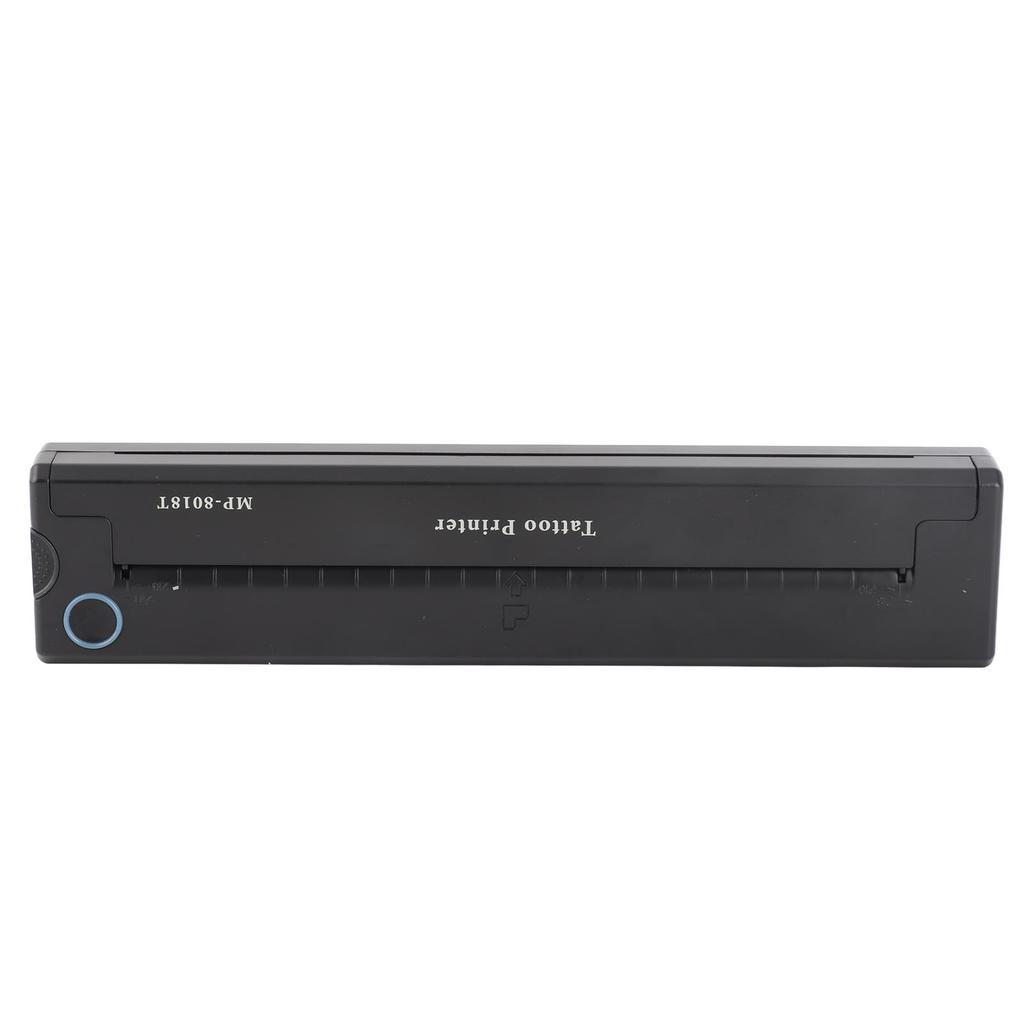 Printer Machine Mini 2000mAh Wireless Thermal Stencil Printer for Tattooist Black