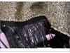 2019 Korean Style Sequin Tassel Spaghetti Strap Vest - Gold Thread Sleeveless Knitted Top for Women