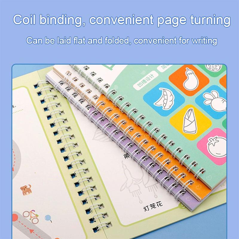 Grooved Number Tracing & Pen Control Practice Workbook For Preschoolers: Kindergarten Prep Handwriting, Drawing