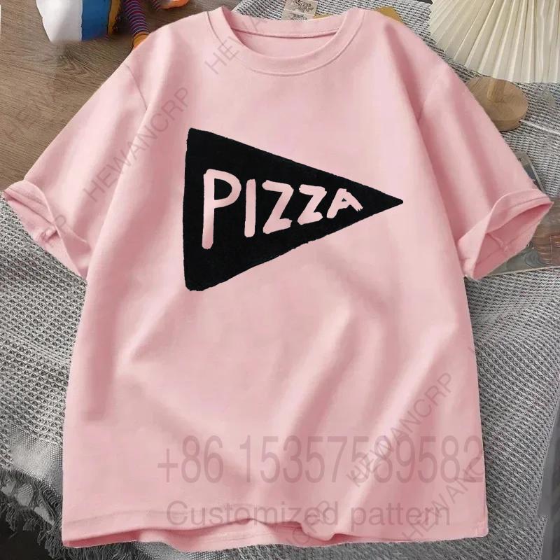 Mens Tracksuit Tshirt Funny Pizza Printed Round Neck Short Sleeves Casual Cotton Pullover Sweatwicking Breathable Sportswear