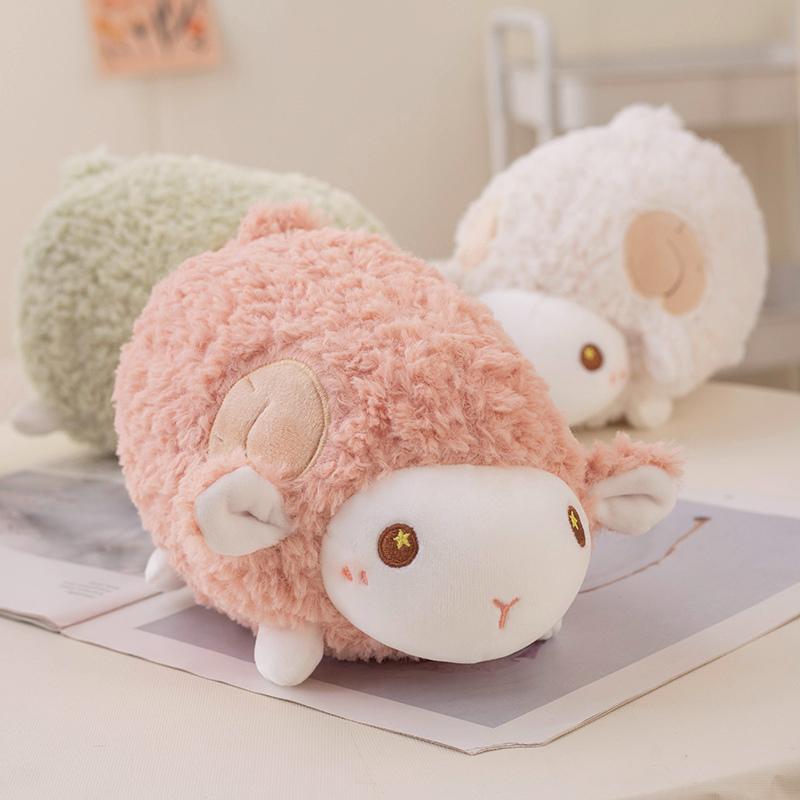 Cute Sheep Doll Plush Toy Cute Soft Sofa Decoration To Sleep Placate Dolls To Send Girls Birthday Holiday Gifts