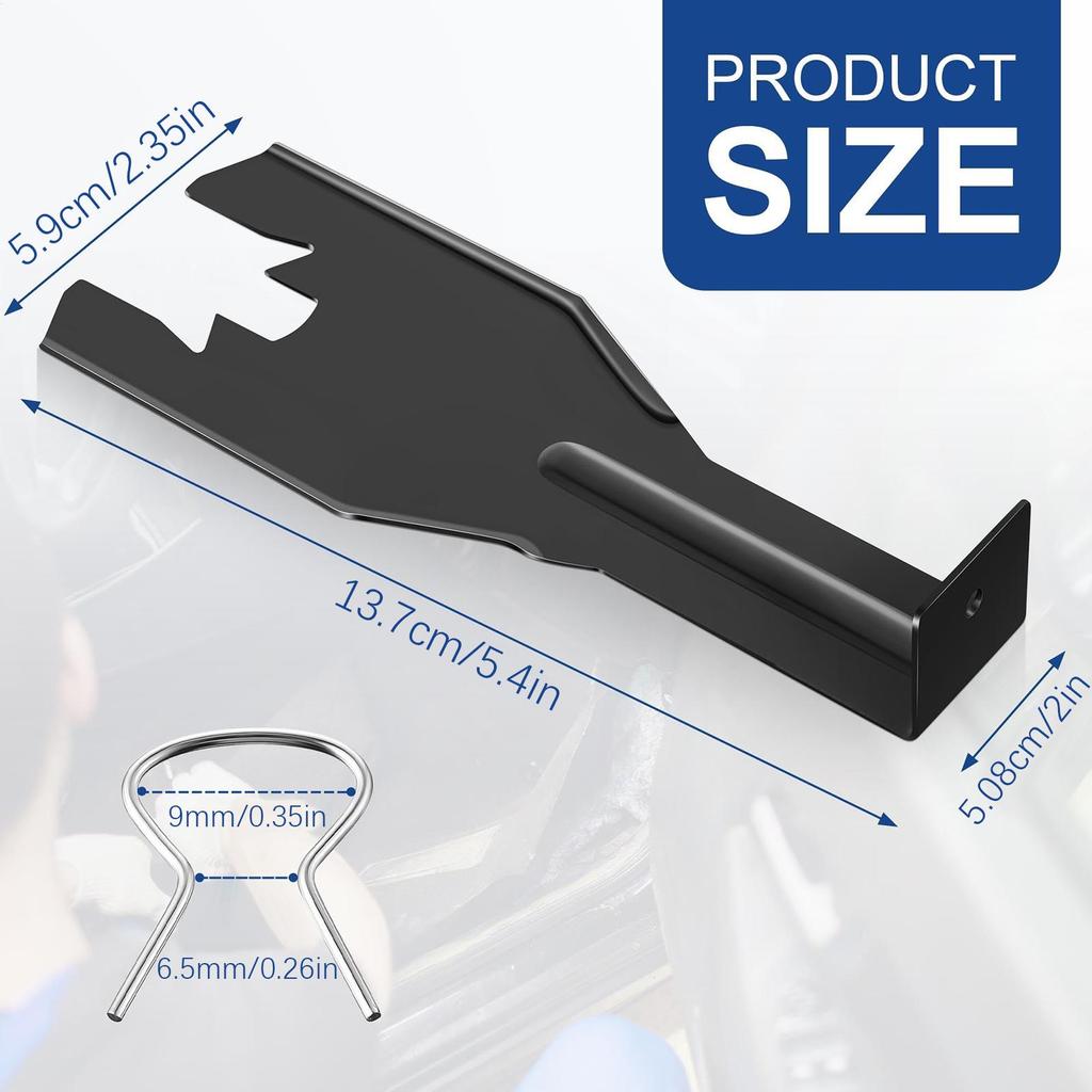 Car Window Handle Removal Tool with 20 Pieces 76980 Window Handle Crank Fixing Clips Multifunctional Window Crank Tool