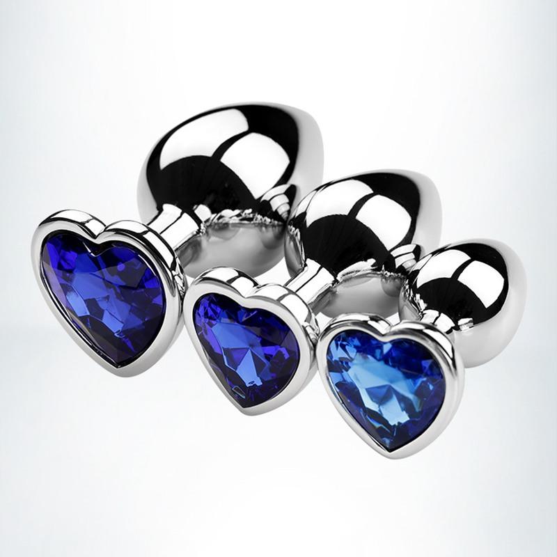 3 bucăți/set de jucării anale din metal pentru femei, produse sexuale pentru adulți, bărbați, plug anal din oțel inoxidabil, jucărie sexuală, jucării anale