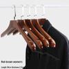 Luxury Solid Wood Suit Hanger - No-Mark Pants & Clothes Organizer for Men & Women