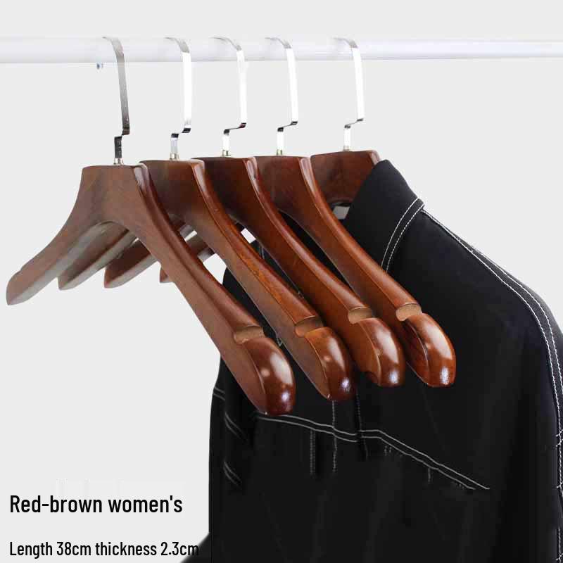 Luxury Solid Wood Suit Hanger - No-Mark Pants & Clothes Organizer for Men & Women
