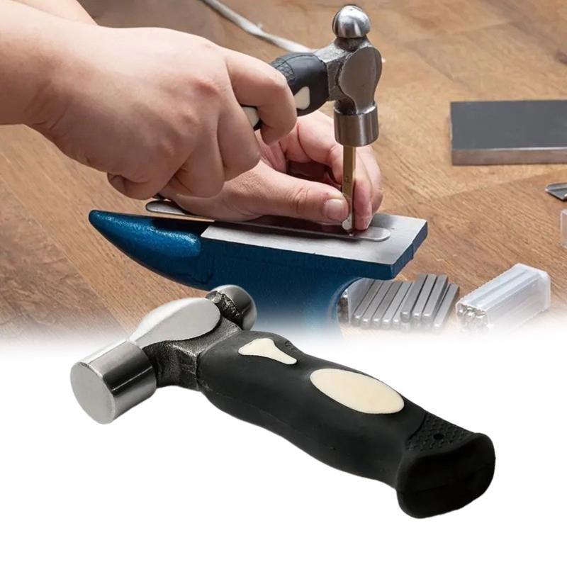 Compact Round Headed Hammer Jewelry Making Hammer DIY Tool Chasing Hammer Hammer for Woodworking and Jewelry Crafting