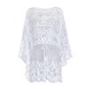 Damen-Strand-Cover-Up, Spitzen-Mesh-Stickerei, Bikini-Cover-Up, Urlaubs-Strandkleid