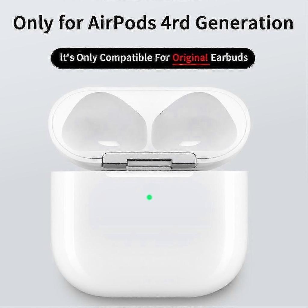 For Apple AirPods 4 Charging Case Bluetooth Earphone USB-C Port Wireless Charging Box