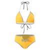 European & American Women's Lace-Up Sexy Split Bikini Swimsuit