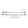 Steering Shaft Tie Rod Silver Easy Install Wide Application 1 Pair Steel Alloy Clear Thread ATV Tie Rods Kits for ATV Go Kart