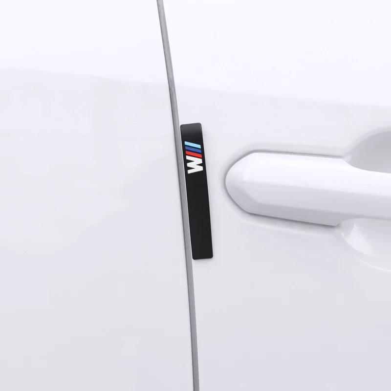 BAGH3 Car Sticker 6Pcs Car Rubber Anti Collision Strip Protector Stickers For BMW G30 G32 G01 G02 G05 G06 G07 G26 G23 G22 F40 F20 G08