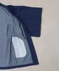 Denim Haori Japanese Solid with Pockets and Haori Outerwear Indigo [SWINGPLUS] Men's Jacket, Style, Denim, Cord, 100% Cotton, Jacket/Coat (JP,