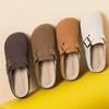 Thick-soled Shoes Retro Shoes Versatile Casual Shoes Closed-toe Women's Shoes Lazy Single Shoes