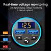 Transmisor FM Bluetooth 5.0 para Coche Pantalla Digital Doble USB Cargador Rápido Multifuncional Reproductor MP3 Llamada Manos Libres Inalámbrica Accesorios para Coche