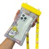 Fashion Cartoon Waterproof Phone Bag Sealed Touch Screen Airbag Protective Cover Floating Lanyard Swimming Storage Bag Summer