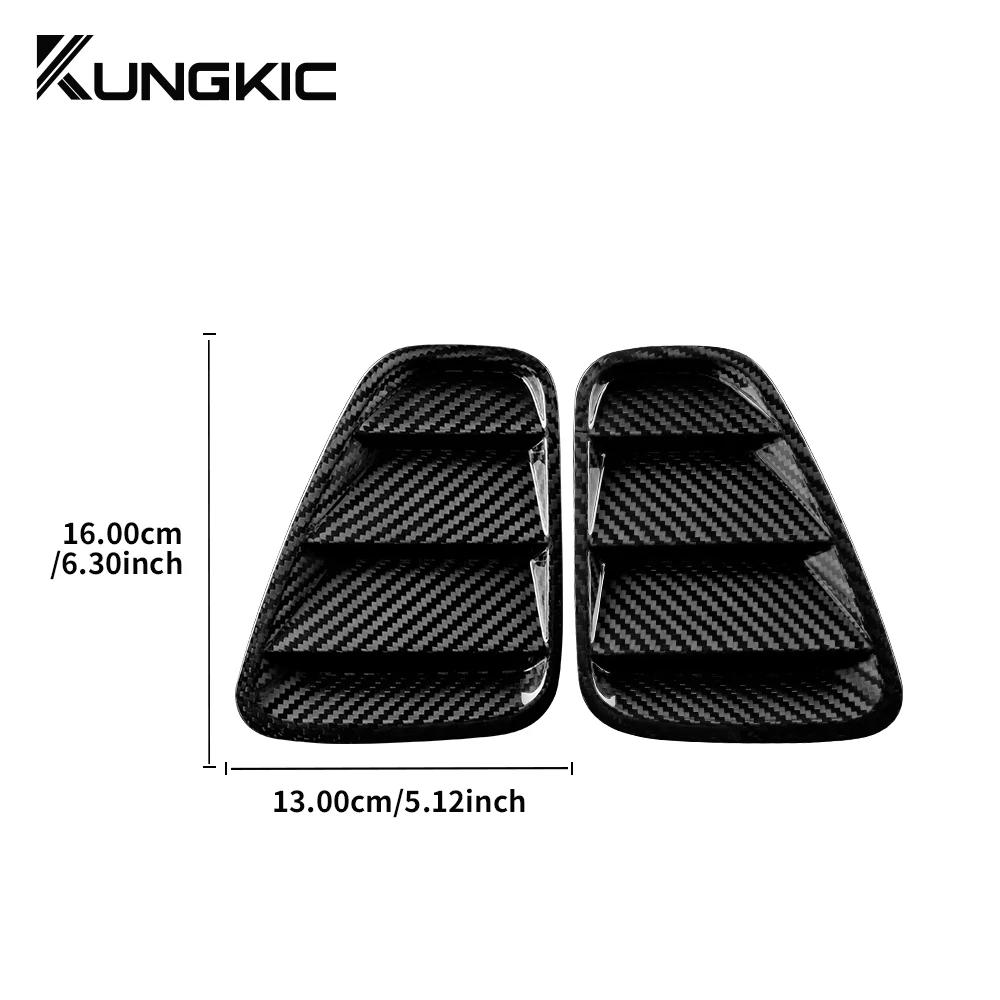 Carbon Fiber Tail Light Cover Decorative Sticker for Fiat 500 Abarth 595 695 2017-2023