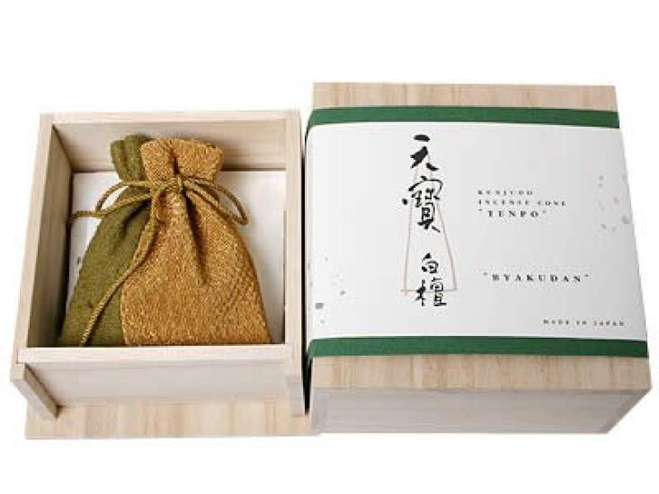 

Kunjudo Tenpo sandalwood conical shape зелений