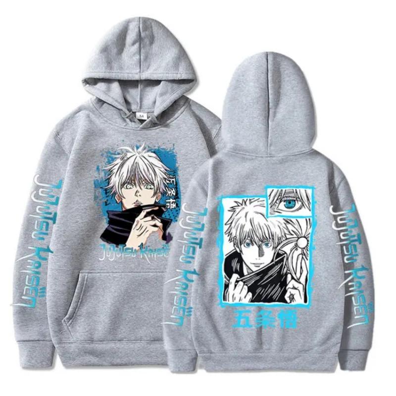 Anime Hoodie Hip Hop Men Women Loose Long Sleeve Autumn Pullover Print Hooded Sweatshirt