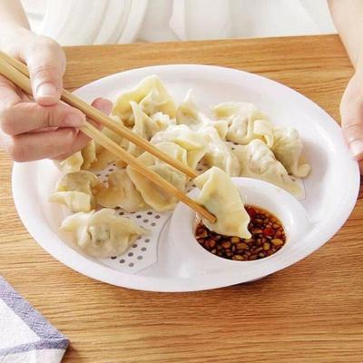 Pogrubiony Dwuwarstwowy Talerz na Pierogi Domowy Okrągły z Kratką Talerz do Odcedzania Spaghetti Kuchenny Plastikowy Talerz do Odcedzania Owoców i Warzyw