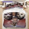 Halloween Horror Icons Comforter Set Bedding 1 Duvet Cover 2 Pillowcase Without Core Duvet Cover And Pillowcase Soft And Comfortable