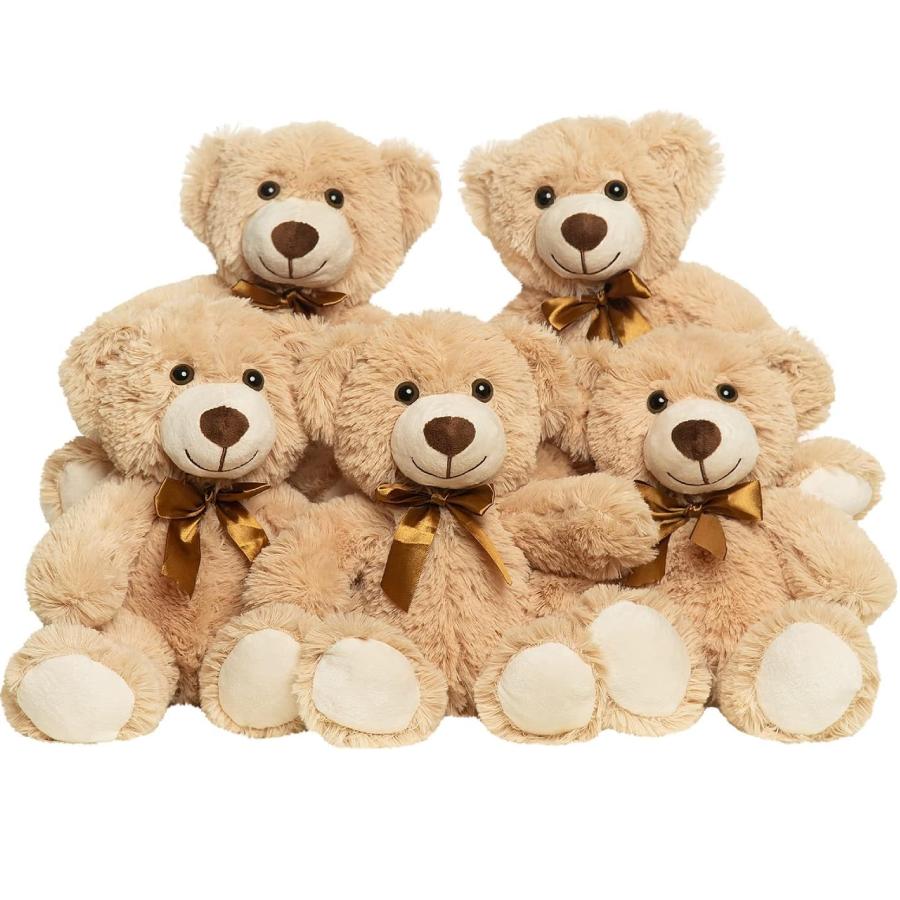 

5pcs Bears Stuffed Animals Plush Toys Gift for Kid Girlfriend,13.5in Stuffed Bears for Christmas Valentine’s Day BirthdayGife 35cm
