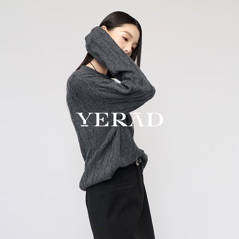 Yalida Women's Wool Blend Cable Knit Sweater